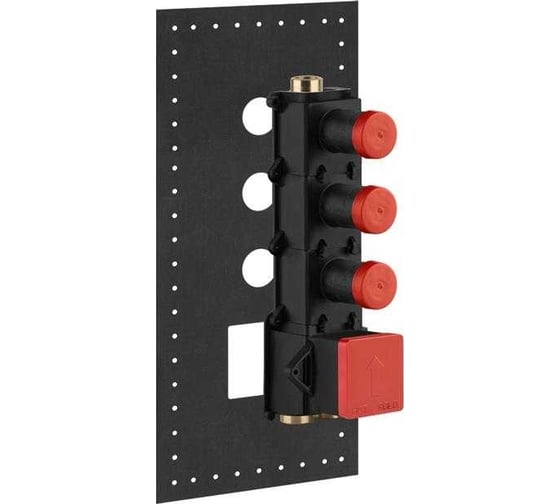 Изображение товара Скрытая часть для термостата высокой производительности Gessi Inciso подключение вертикальной/горизонтально, цвет хром 43105.031