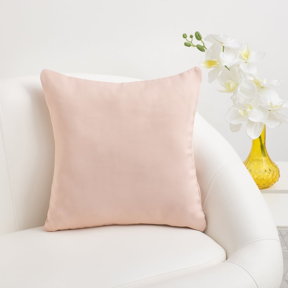 Изображение товара Декоративная наволочка Этель 40х40 см. персиковый блэкаут полиэстер
