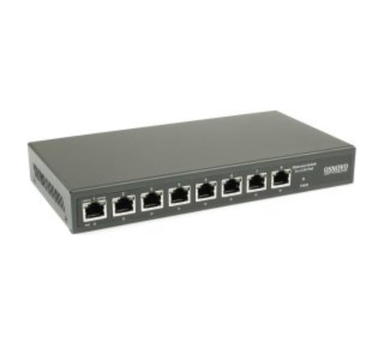 Изображение товара PoE коммутатор OSNOVO SW-8D-1(120W) 2.5G Ethernet на 8 RJ45 портов. sct1503