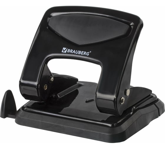 Изображение товара Дырокол BRAUBERG металлический "PN-150M", до 35 листов, черный, 227788