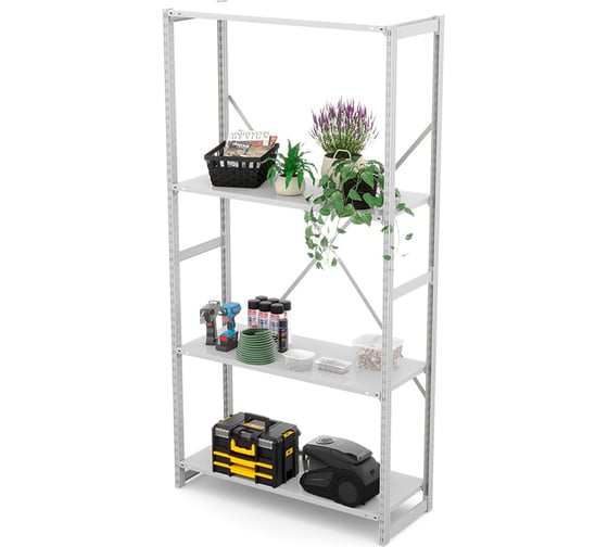 Изображение товара Стеллаж ГТС Универсал 2200x1060x300 мм, 4 полки 99-221130401С