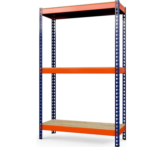 Изображение товара Стеллаж ГТС Профи 2000x1540x655 мм, 3 яруса, фанера 99-201546553С