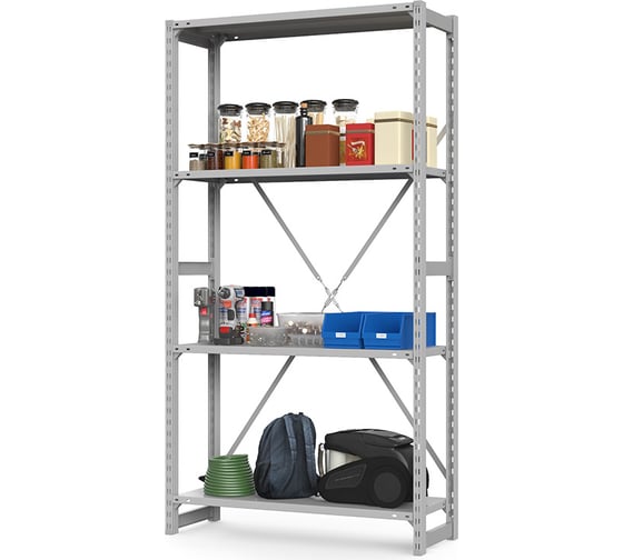 Изображение товара Стеллаж ГТС Универсал 2000x1060x300 мм, 4 полки 99-201130401С