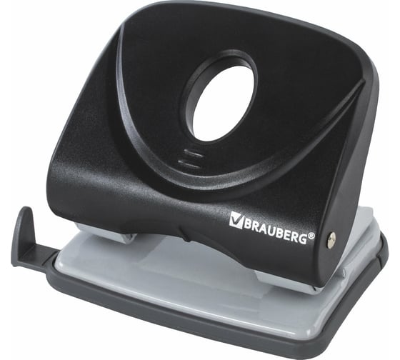 Изображение товара Дырокол BRAUBERG "Original", до 25 листов, черный, 222542