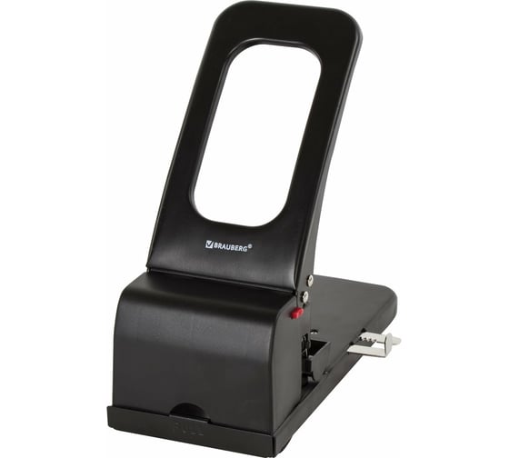 Изображение товара Дырокол BRAUBERG металлический МОЩНЫЙ "Heavy duty", до 100 листов, черный, 226869