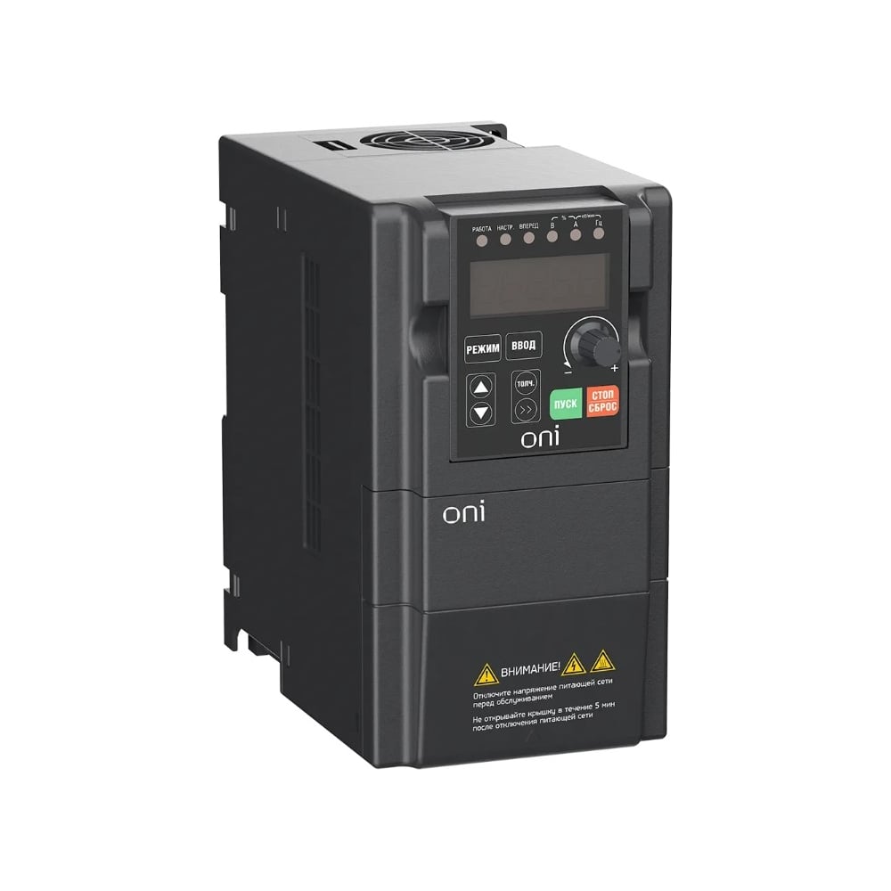 Изображение товара Преобразователь частоты ONI A150 220В 0.75кВт с тормозным модулем