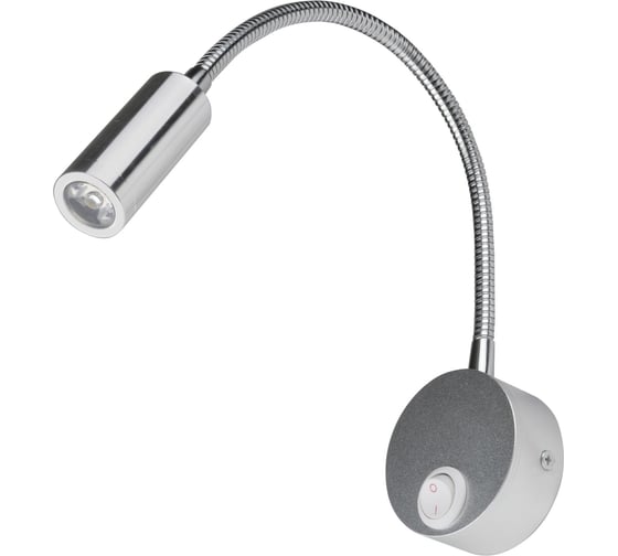 Изображение товара Светильник Uniel, ULT-F21-3W/4000K, IP20, SILVER, светодиодный, настенный, гибкий, UL-00004177