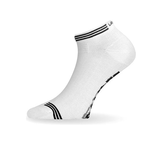 Изображение товара Носки Lasting ABE 001 бамбук+полипропилен, белый с полосками, размер M ABE001M
