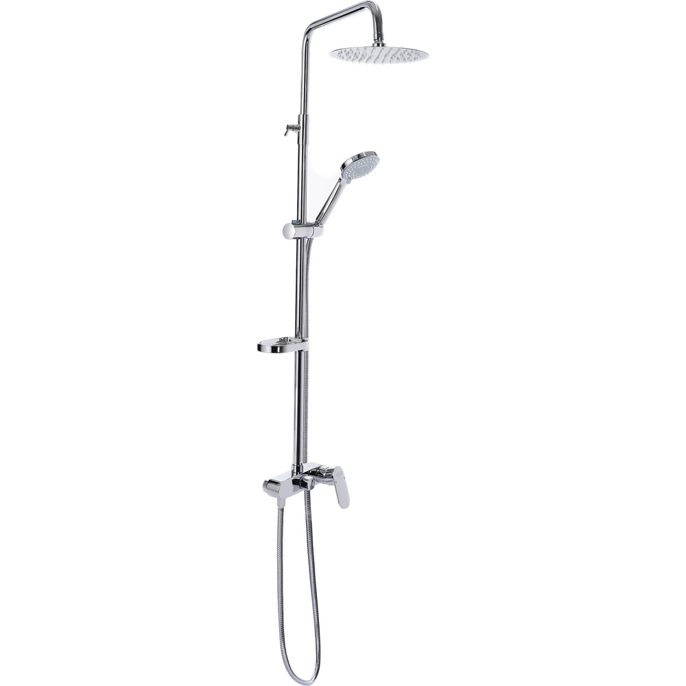 Изображение товара Душевая система River CRATER D20-2 с верхним и ручным душем, регулируемой высотой, 3 режима