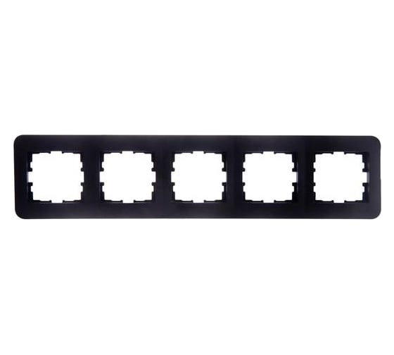 Изображение товара Рамка 5-ая горизонтальная LEZARD KARINA LIFE б/вст черный бархат 708-4200-150