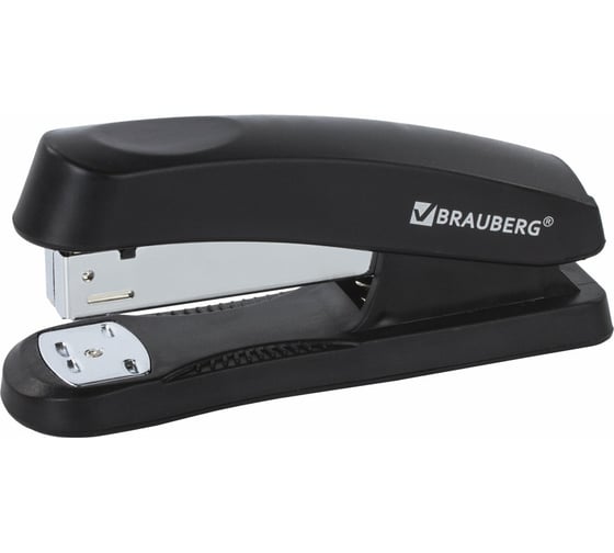 Изображение товара Степлер №24/6, 26/6 BRAUBERG Standard+, до 30 листов, черный, 228608