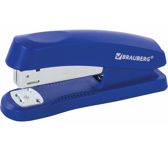 Изображение товара Степлер №24/6, 26/6 BRAUBERG Standard+, до 30 листов, синий, 228609