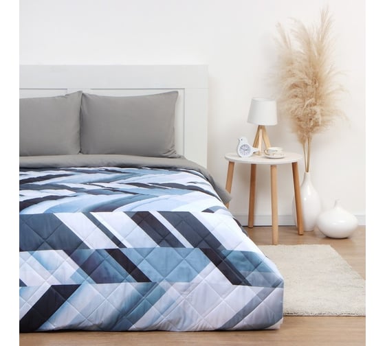 Изображение товара Покрывало Этель 2 сп Blue iceberg, 180x210±5 см, микрофибра 10269262