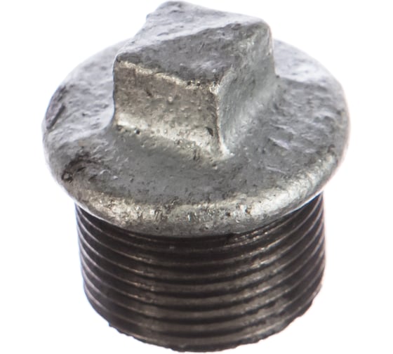 Изображение товара Заглушка чугун оцинкованная Fittex PLUS Ду 20 3/4" НР 128-3199