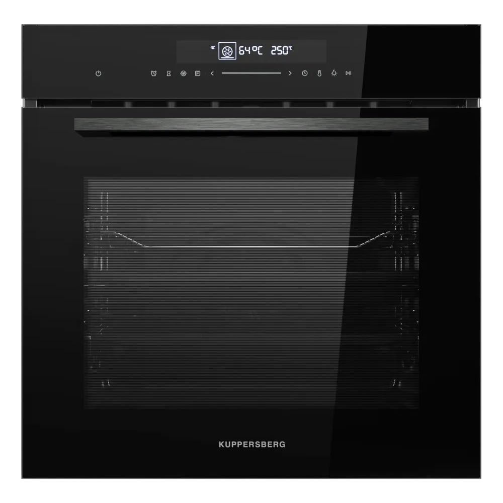 Изображение товара Духовой шкаф KUPPERSBERG HT 613 Black электропечь с конвекцией и сенсорным управлением
