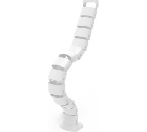 Изображение товара Вертикальный гибкий кабельный канал NE-AD (1/14), 680-800 мм, БЕЛЫЙ 3580-B 3580-В