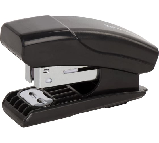 Изображение товара Степлер №24/6, 26/6 BRAUBERG МИНИ Black Jack, до 15л, антистеплер, черный, 227762