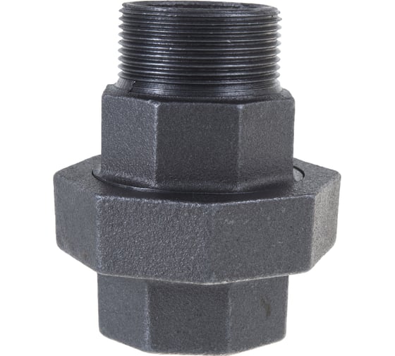 Изображение товара Прямой соединитель Fittex PLUS американка чугун Ду 40 1 1/2" ВР/НР 128-0884