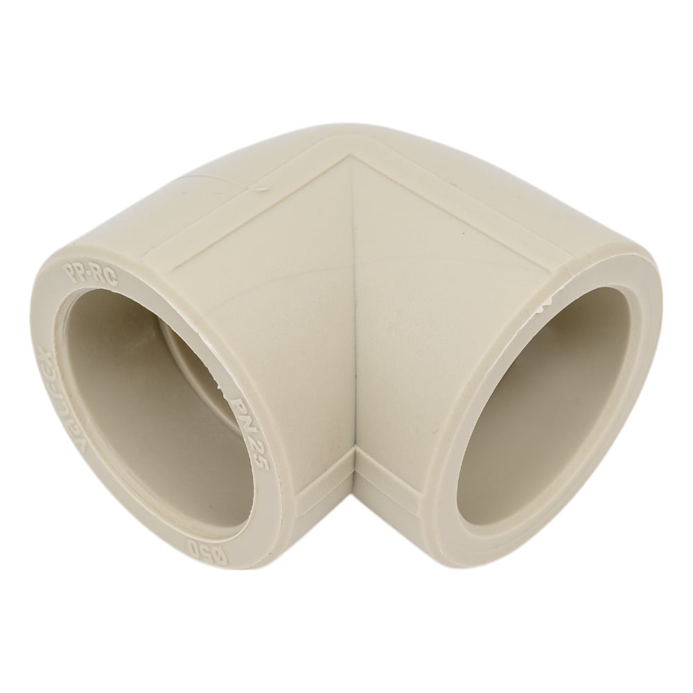 Изображение товара Угольник VALFEX PP-R серый, 50 мм, 90 градусов 10108050Г 127-0478