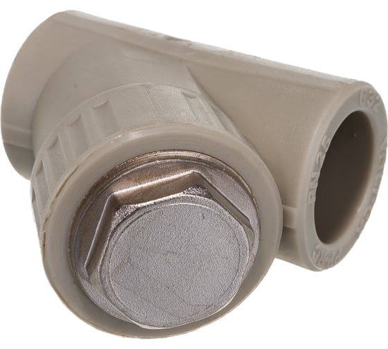 Изображение товара Фильтр сетчатый VALFEX PP-R серый, 32 мм, 45 градусов, внутренняя пайка 10141032Г 036-0609