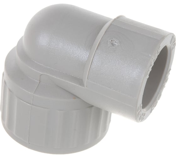 Изображение товара Угольник комбинированный с внутренней резьбой VALFEX PP-R серый, 20 мм х1/2", 90 градусов 10125020Г 127-0486