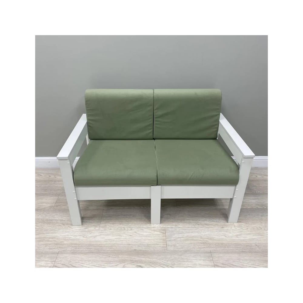 Изображение товара Стильный двуместный диван NEW VICTORIA в фисташковом велюре