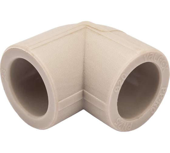 Изображение товара Угольник VALFEX PP-R серый, 20 мм, 90 градусов 10108020Г 127-0474