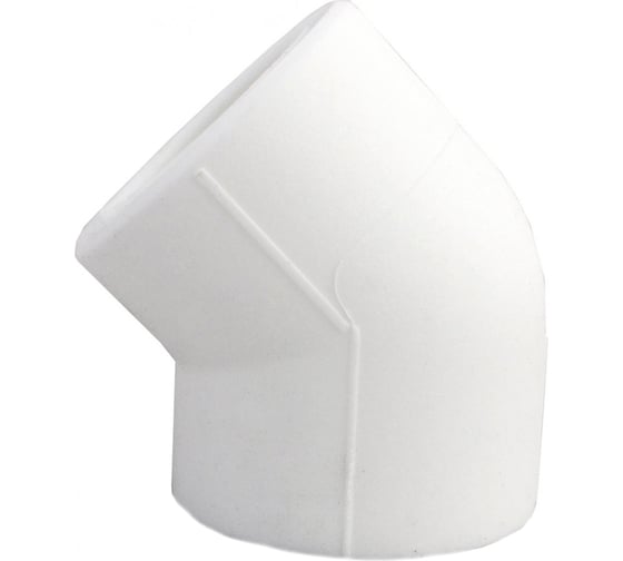 Изображение товара Угольник VALFEX PP-R белый, 110 мм, 45 градусов 10107110 127-0573