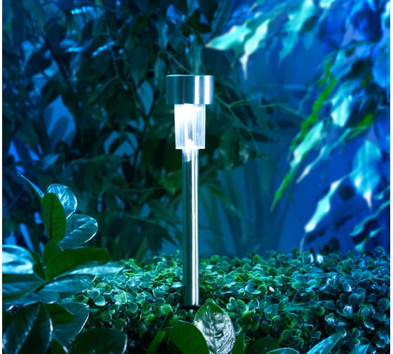 Изображение товара Грунтовый светильник REXANT Бонд, 4000К, встроенный аккумулятор, солнечная панель, коллекция Лондон, 4 шт. 602-2426