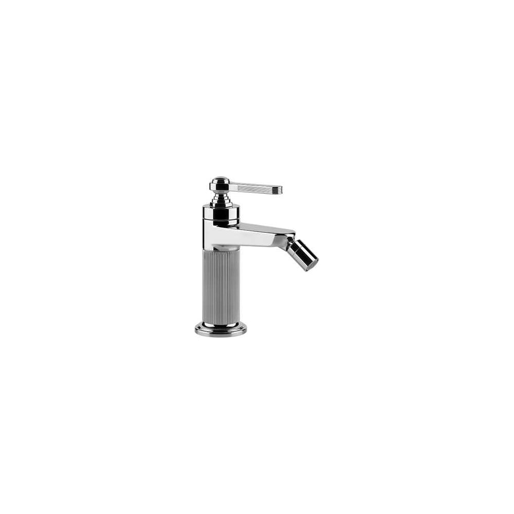 Смеситель для биде Gessi Venti20 однорычажный, донный клапан, соединительные шланги, цвет Chrome 65007.031