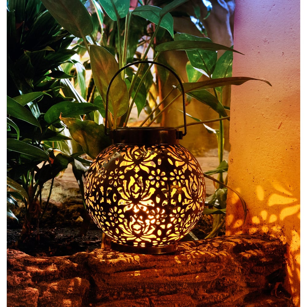 Изображение товара Светильник садовый REXANT Шиле, 3000К, встроенный аккумулятор, солнечная панель, коллекция Стамбул 602-2406