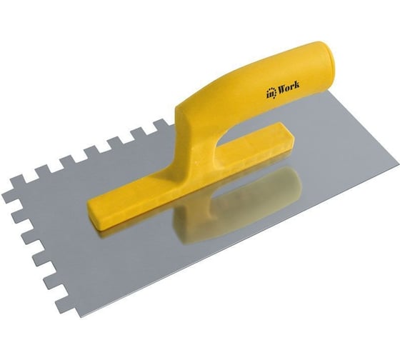 Изображение товара Гладилка плоская Inwork 280x130 мм, пластиковая ручка 05135