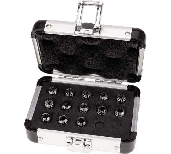 Изображение товара Набор цанг industrial ER11, 1-7 мм, 13 шт NORGAU 031001711