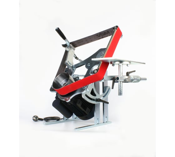 Изображение товара Ленточный гриндер с поворотной рамой Мосгриндер Мастер 1250 1.1кВт + ленты 10шт БАЗ 1250x50мм MG-1250