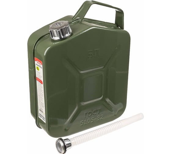 Изображение товара Канистра металлическая 5 л, вертикальная, резьбовая крышка SKYWAY S02601020