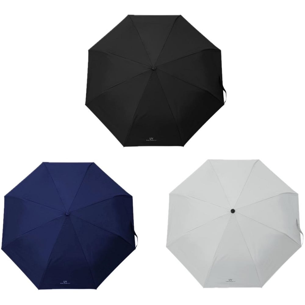 Изображение товара Складной механический зонт EUROHOUSE D95см с 8 спицами и UV-защитой