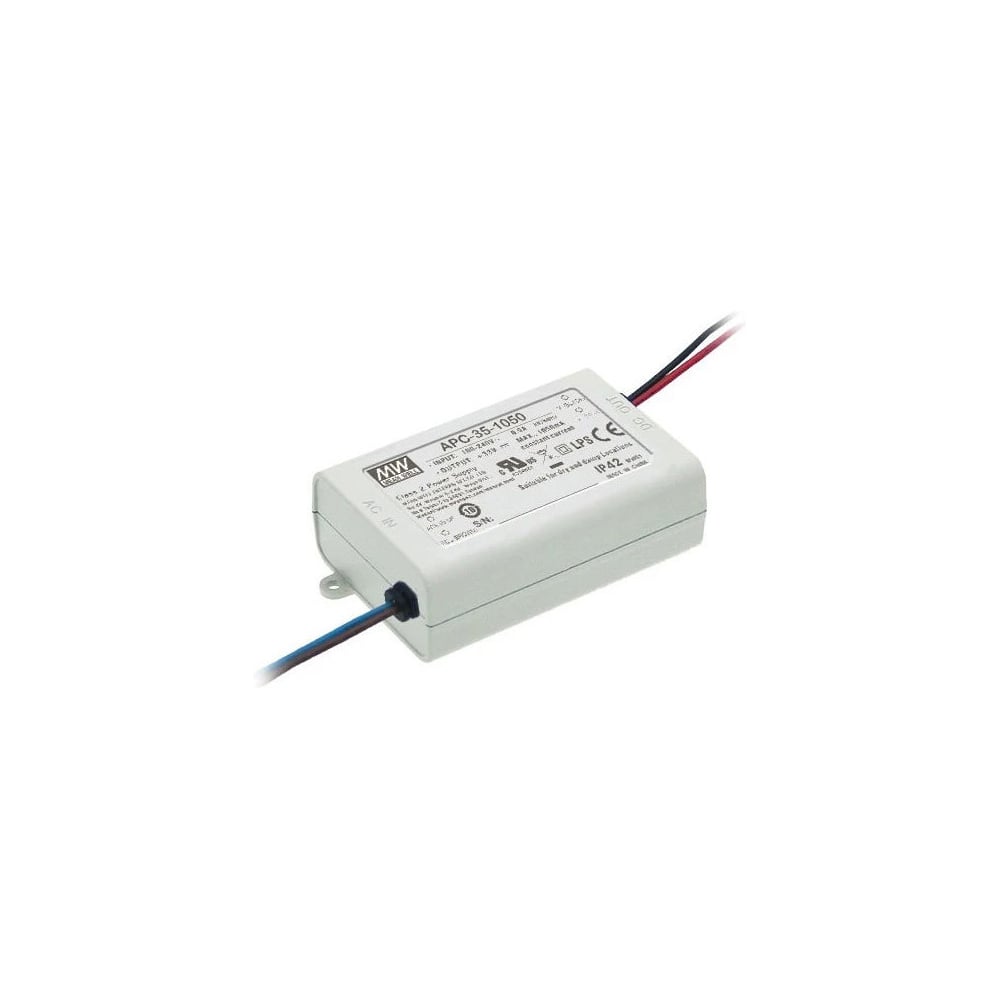 Изображение товара LED-драйвер Mean Well APC-35-1050 для светодиодных систем 35 Вт