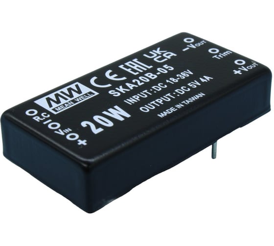 Изображение товара Преобразователь DC/DC Mean Well SKA20B-05 Т02013302