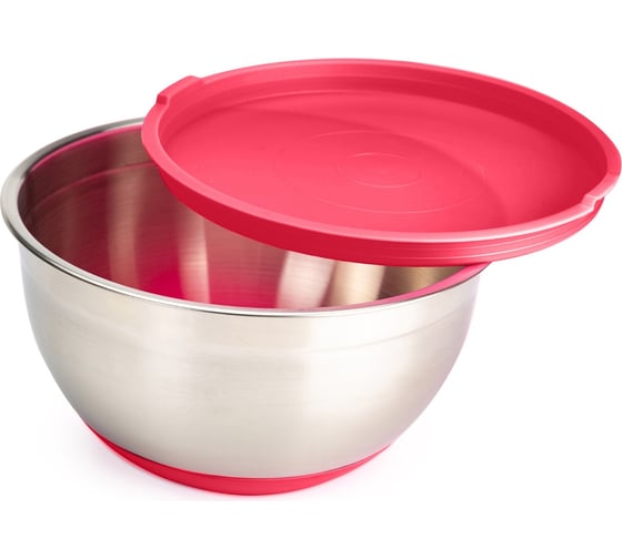 Изображение товара Миска Attribute с крышкой MIX красная 4.2 л ASS020R