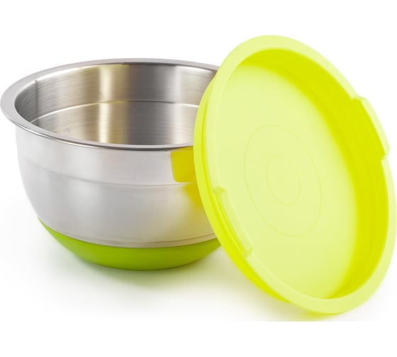 Изображение товара Миска Attribute с крышкой MIX зеленая 1.4 л ASS018G