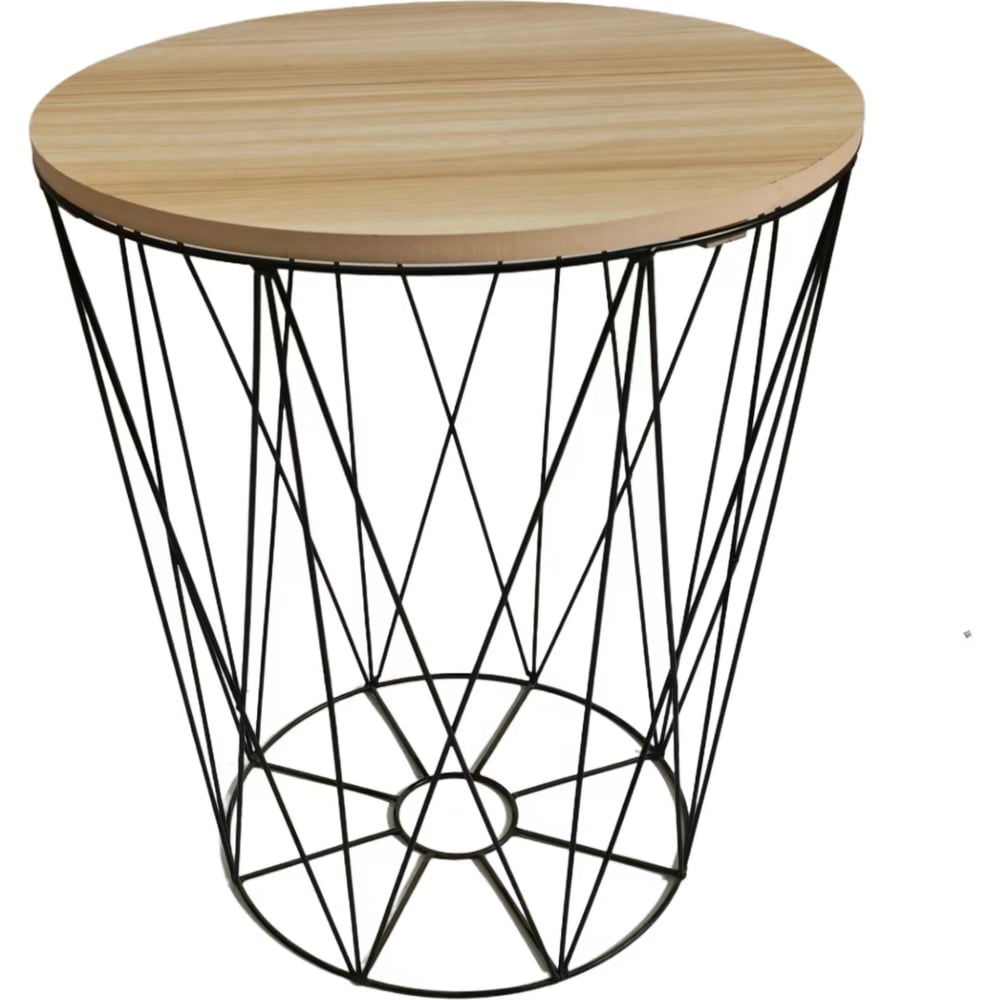 Изображение товара Круглый журнальный столик-подставка Homium Wood Collection LS18-5061