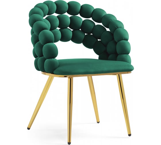 Изображение товара Стул на металлокаркасе Woodville Ball beige / gold 15763