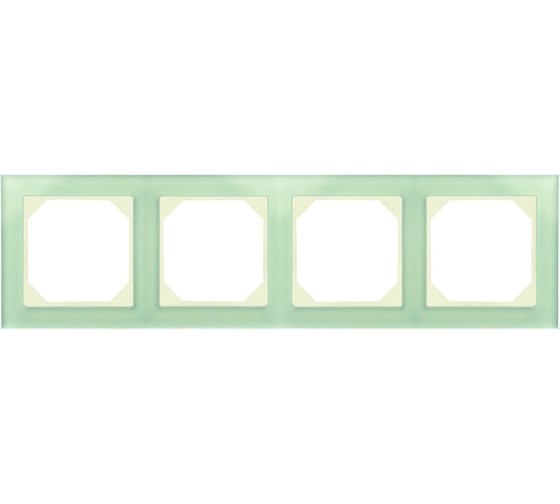 Изображение товара Четырехпостовая рамка LIREGUS Эпсилон К14-245-04 E/NG стекло 28-244