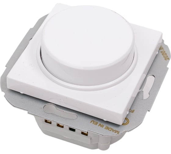 Изображение товара Диммер-выключатель LIREGUS 40-400W Эпсилон ISR-002-01 E/B белый без рамки 28-013