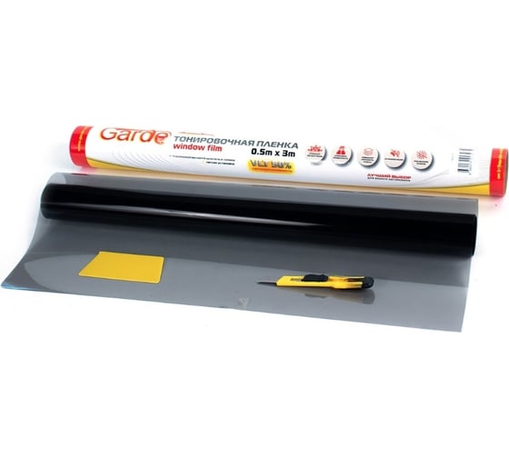 Изображение товара Тонировочная пленка GARDE 0,5x3 м, черная 50% G50304