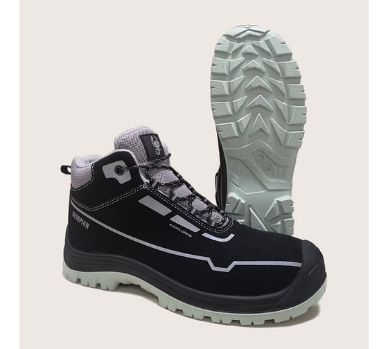 Изображение товара Ботинки с ПК рабочие Скорпион Пионер Флис, черные, арт. 2202ПК, размер 47 2202ПК.47