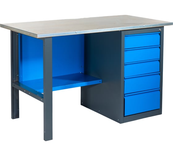 Изображение товара Верстак с драйвером Gigant 1390х685х850 ВД(Россия), нагрузка 300кг, столешница 25мм МДФ, G-ВД-1.4