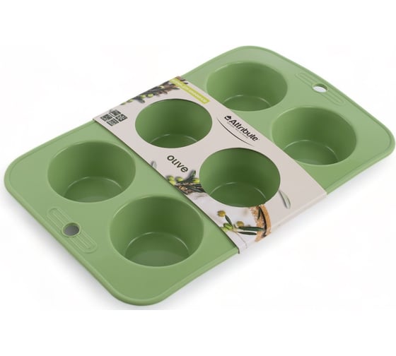 Изображение товара Форма для маффинов Attribute OLIVE 6 ячеек ABO026