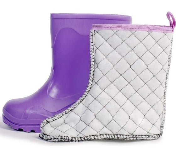 Изображение товара Сапожки литьевые из ПВХ ТЗРО С301-мтз малодетские, сиреневый (р. 157)