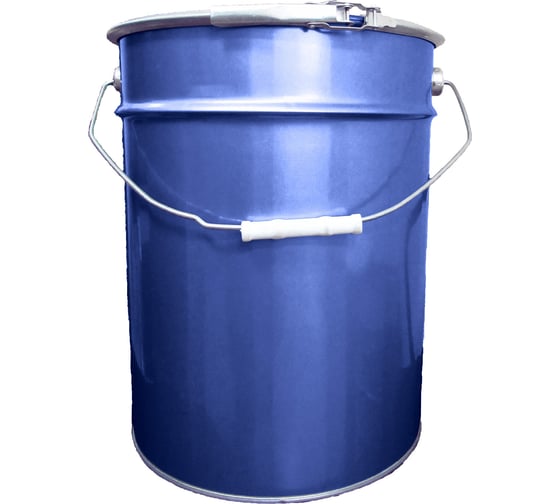 Изображение товара Ведро с крышкой на обруче, с покрытием внутри Тара.ру синее, металл, 20 л 28132